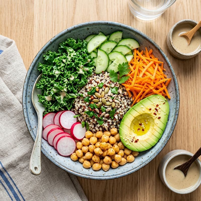 High Resolution Gourmet Healthy Salad Bowl